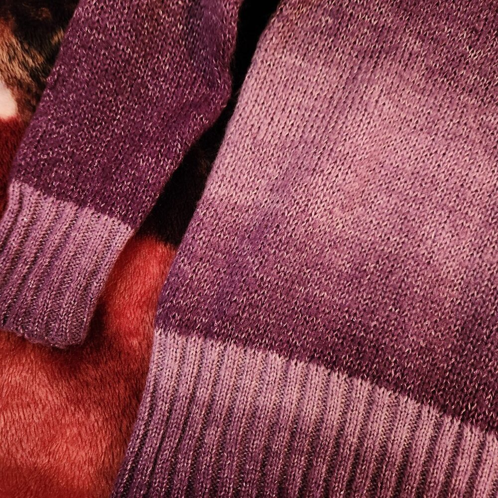 Purple Arizona Jean Company Girls Sweater Size 10/12 - Picture 3 of 4